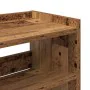 Mueble zapatero madera contrachapada madera vieja 80x25x62 cm de , Zapateros y organizadores de calzado - Ref: Foro24-859921,...