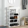 Mueble zapatero madera contrachapada blanco 60x30x98 cm by , Shoe racks and shoe organizers - Ref: Foro24-859923, Price: 63,7...