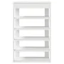 Mueble zapatero madera contrachapada blanco 60x30x98 cm by , Shoe racks and shoe organizers - Ref: Foro24-859923, Price: 63,7...