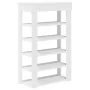 Mueble zapatero madera contrachapada blanco 60x30x98 cm by , Shoe racks and shoe organizers - Ref: Foro24-859923, Price: 63,7...