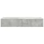 Estante de pared con cajones madera contrachapada gris hormigón de , Estantes y estanterías - Ref: Foro24-859989, Precio: 75,...
