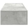 Estante de pared con cajones madera contrachapada gris hormigón de , Estantes y estanterías - Ref: Foro24-859989, Precio: 75,...