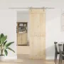 Kit de herrajes para puerta corredera 200 cm acero plateado de , Artículos para puertas - Ref: Foro24-4009694, Precio: 86,87 ...