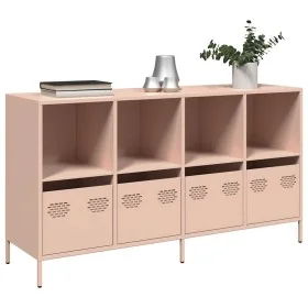 Aparador de acero laminado en frío rosa 135x39x73,5 cm von , Sideboards - Ref: Foro24-3307162, Preis: 188,77 €, Rabatt: %