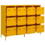 Aparador acero laminado en frío amarillo mostaza 135x39x103,5cm de , Aparadores - Ref: Foro24-3307176, Precio: 301,93 €, Desc...
