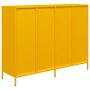 Aparador acero laminado en frío amarillo mostaza 135x39x103,5cm de , Aparadores - Ref: Foro24-3307176, Precio: 301,93 €, Desc...