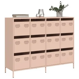 Aparador de acero laminado en frío rosa 135x39x103,5 cm von , Sideboards - Ref: Foro24-3307174, Preis: 301,97 €, Rabatt: %