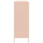 Aparador de acero laminado en frío rosa 135x39x103,5 cm de , Aparadores - Ref: Foro24-3307174, Precio: 301,93 €, Descuento: %