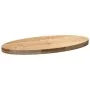 Tablero de mesa ovalado madera maciza de roble 80x40x4 cm by , Table tops - Ref: Foro24-4009041, Price: 66,01 €, Discount: %