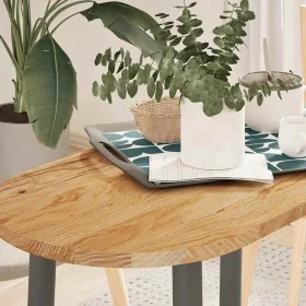 Tablero de mesa ovalado madera maciza de roble 80x40x2 cm by , Table tops - Ref: Foro24-4009069, Price: 46,39 €, Discount: %