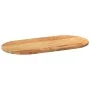 Tablero de mesa ovalado madera maciza de roble 80x40x2 cm by , Table tops - Ref: Foro24-4009069, Price: 46,39 €, Discount: %