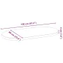 Tablero de mesa ovalado madera maciza de roble 120x60x4 cm von , Tischplatten - Ref: Foro24-4009083, Preis: 141,38 €, Rabatt: %