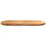 Tablero de mesa ovalado madera maciza de roble 140x60x4 cm by , Table tops - Ref: Foro24-4009076, Price: 175,51 €, Discount: %