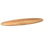 Tablero de mesa ovalado madera maciza de roble 140x60x2 cm by , Table tops - Ref: Foro24-4009048, Price: 103,36 €, Discount: %