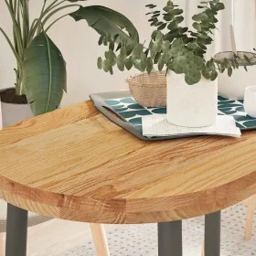 Tablero de mesa ovalado madera maciza de roble 100x50x4 cm by , Table tops - Ref: Foro24-4009074, Price: 110,69 €, Discount: %