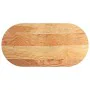 Tablero de mesa ovalado madera maciza de roble 100x50x4 cm by , Table tops - Ref: Foro24-4009074, Price: 110,69 €, Discount: %
