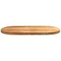 Tablero de mesa ovalado madera maciza de roble 100x50x4 cm by , Table tops - Ref: Foro24-4009074, Price: 110,69 €, Discount: %