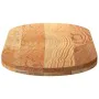Tablero de mesa ovalado madera maciza de roble 100x50x4 cm by , Table tops - Ref: Foro24-4009074, Price: 110,69 €, Discount: %