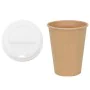 Vasos de café de papel con tapa 1000 uds 12oz 300ml de , Vasos desechables - Ref: Foro24-3325221, Precio: 134,84 €, Descuento: %