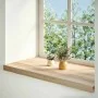 Alféizares de ventana 2 uds madera maciza roble sin tratar von , Marcos de ventanas - Ref: Foro24-4009119, Preis: 83,76 €, Ra...