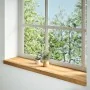 Alféizares de ventana 2 uds madera maciza roble marrón claro by , Marcos de ventanas - Ref: Foro24-4009152, Price: 140,90 €, ...