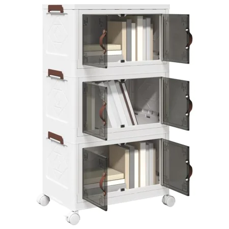 Caja de almacenaje apilable con ruedas 3 niveles 28 L von , Lastenstapler - Ref: Foro24-4012369, Preis: 61,03 €, Rabatt: %
