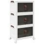 Caja de almacenaje apilable con ruedas 3 niveles 28 L von , Lastenstapler - Ref: Foro24-4012369, Preis: 61,03 €, Rabatt: %