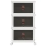 Caja de almacenaje apilable con ruedas 3 niveles 28 L von , Lastenstapler - Ref: Foro24-4012369, Preis: 61,03 €, Rabatt: %