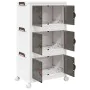 Caja de almacenaje apilable con ruedas 3 niveles 28 L von , Lastenstapler - Ref: Foro24-4012369, Preis: 61,03 €, Rabatt: %