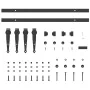 Kit de puerta corredera de armario acero carbono 122 cm von , DIY-Zubehör - Ref: Foro24-4009682, Preis: 29,11 €, Rabatt: %