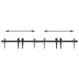 Kit de puerta corredera de armario acero carbono 122 cm von , DIY-Zubehör - Ref: Foro24-4009682, Preis: 29,11 €, Rabatt: %