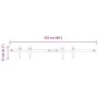 Kit de puerta corredera de armario acero carbono 122 cm von , DIY-Zubehör - Ref: Foro24-4009682, Preis: 29,11 €, Rabatt: %