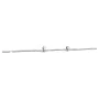Kit de herrajes para puerta corredera 183 cm acero plateado by , Door items - Ref: Foro24-4009696, Price: 66,49 €, Discount: %