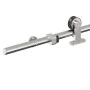 Kit de herrajes para puerta corredera 183 cm acero plateado by , Door items - Ref: Foro24-4009696, Price: 66,49 €, Discount: %