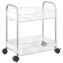 Carro de almacenamiento 2 niveles transparente 37x28x43,5 cm by , Cargo forklifts - Ref: Foro24-4012376, Price: 27,90 €, Disc...