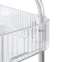 Carro de almacenamiento 2 niveles transparente 37x28x43,5 cm by , Cargo forklifts - Ref: Foro24-4012376, Price: 27,90 €, Disc...