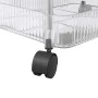 Carro de almacenamiento 2 niveles transparente 37x28x43,5 cm by , Cargo forklifts - Ref: Foro24-4012376, Price: 27,90 €, Disc...
