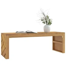 Mesa de centro madera maciza de teca 110x35x38 cm by , Coffee table - Ref: Foro24-4009313, Price: 150,11 €, Discount: %