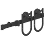 Kit de herrajes para puertas correderas acero negro 183 cm by , Door items - Ref: Foro24-4009732, Price: 39,26 €, Discount: %