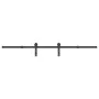 Kit de herrajes para puertas correderas acero negro 200 cm by , Door items - Ref: Foro24-4009713, Price: 64,47 €, Discount: %