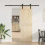 Kit de herrajes para puertas correderas acero negro 200 cm by , Door items - Ref: Foro24-4009713, Price: 64,47 €, Discount: %