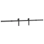 Kit de herrajes para puertas correderas acero negro 200 cm by , Door items - Ref: Foro24-4009713, Price: 64,47 €, Discount: %