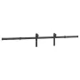 Kit de herrajes para puertas correderas acero negro 200 cm by , Door items - Ref: Foro24-4009713, Price: 64,47 €, Discount: %