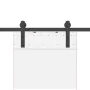 Kit de herrajes para puertas correderas acero negro 200 cm by , Door items - Ref: Foro24-4009713, Price: 64,47 €, Discount: %