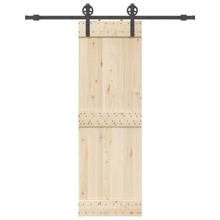 Kit de herrajes para puertas correderas acero negro 183 cm by , Door items - Ref: Foro24-4009724, Price: 51,36 €, Discount: %