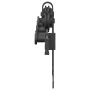 Kit de herrajes para puertas correderas acero negro 213,5 cm by , Door items - Ref: Foro24-4009705, Price: 90,54 €, Discount: %