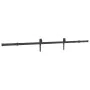 Kit de herrajes para puertas correderas acero negro 213,5 cm by , Door items - Ref: Foro24-4009705, Price: 90,54 €, Discount: %