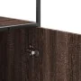 Aparador alto madera de ingeniería y metal marrón roble de , Aparadores - Ref: Foro24-849053, Precio: 106,47 €, Descuento: %