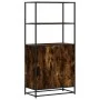 Aparador alto madera de ingeniería y metal 68x35x139 cm de , Aparadores - Ref: Foro24-849051, Precio: 99,81 €, Descuento: %