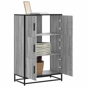 Aparador alto madera de ingeniería y metal gris Sonoma von , Sideboards - Ref: Foro24-849072, Preis: 104,48 €, Rabatt: %